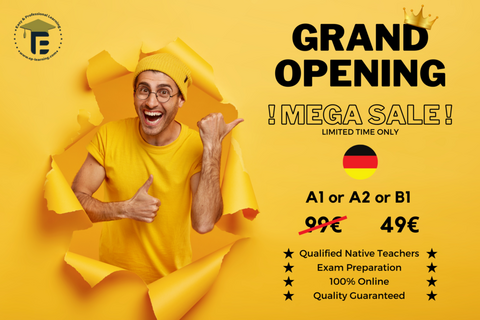Grand opening mega sale each course